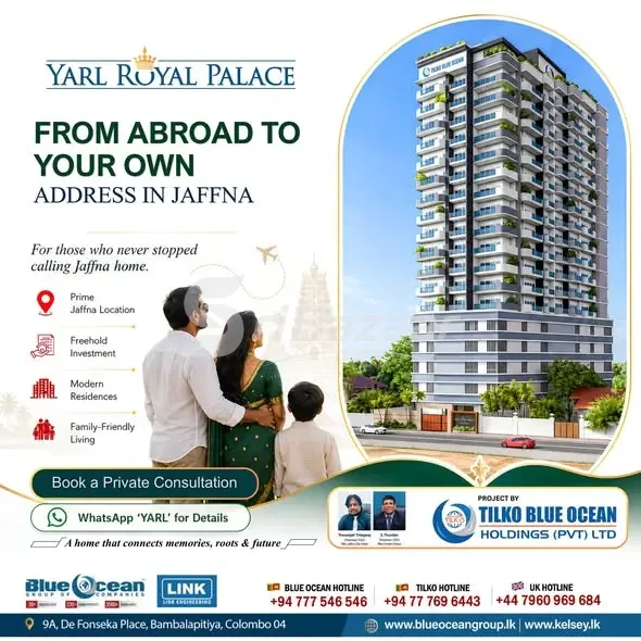 Yarl Royal Palace – Premium Luxury Apartments in Jaffna