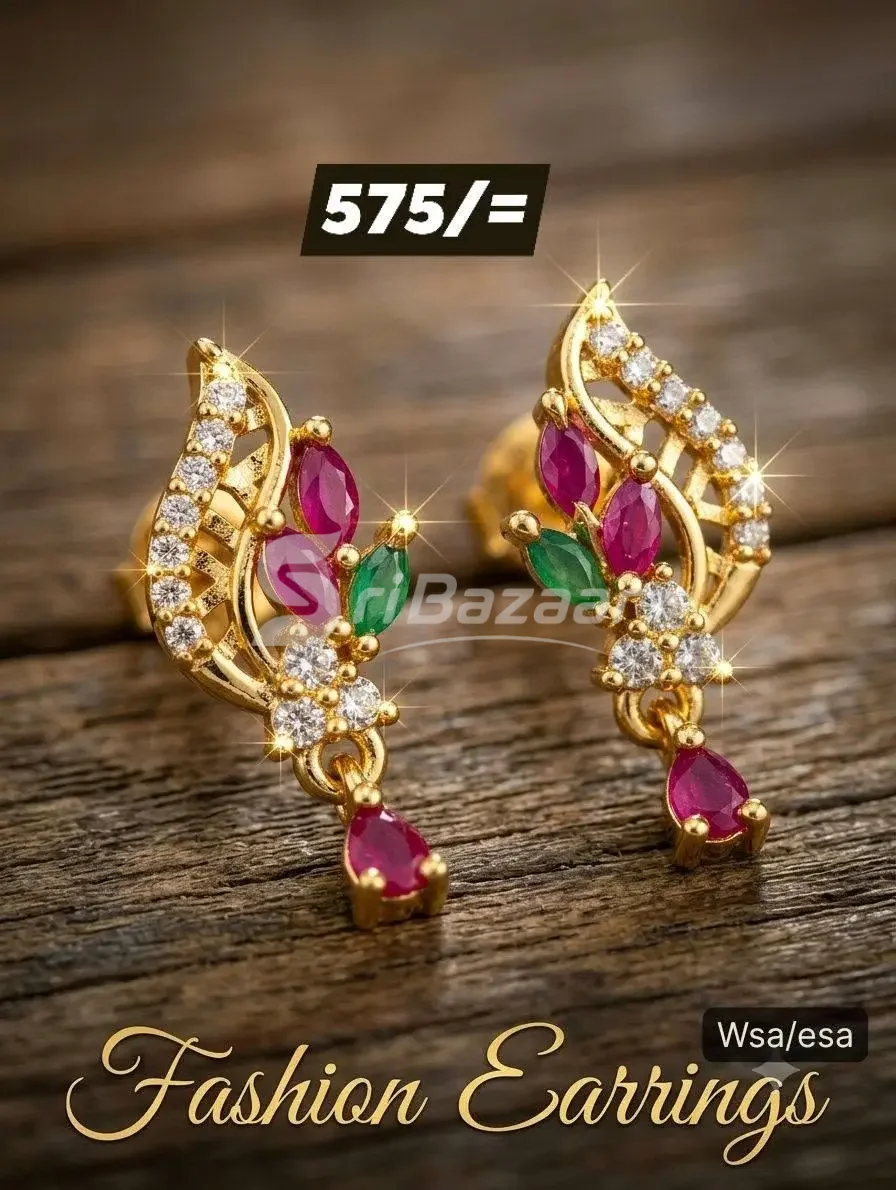 Premium Stone Earrings Collection – Fashion Jewellery