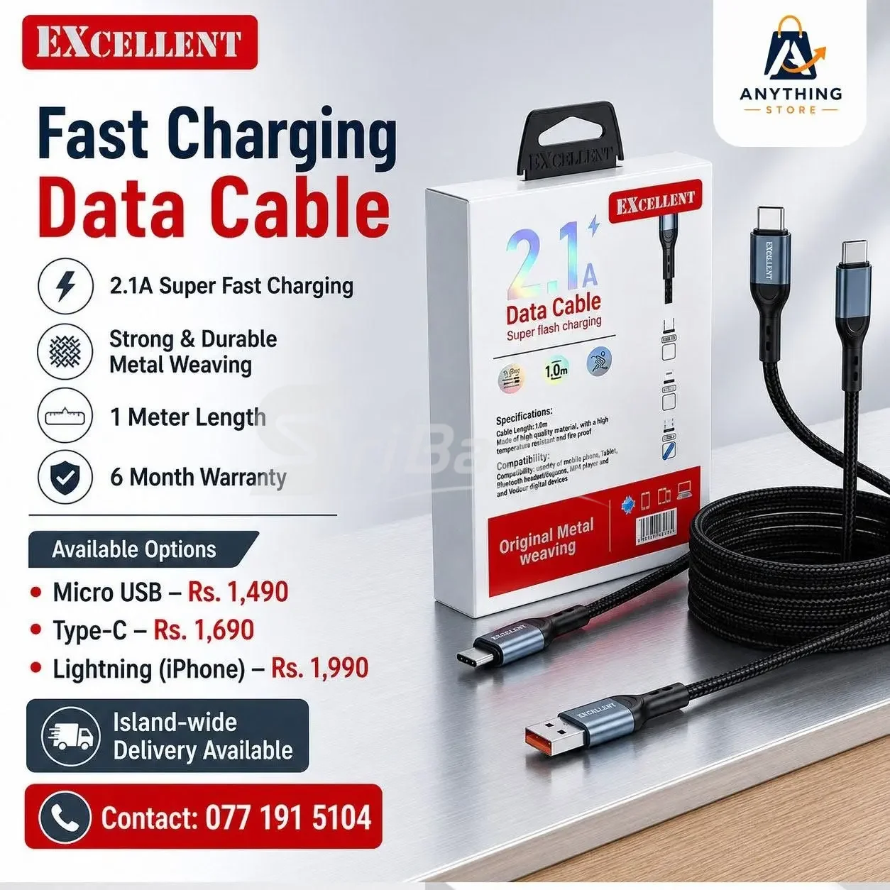 Mobile Accessories & Electronic Gadgets – Fast Chargers, Cables & More