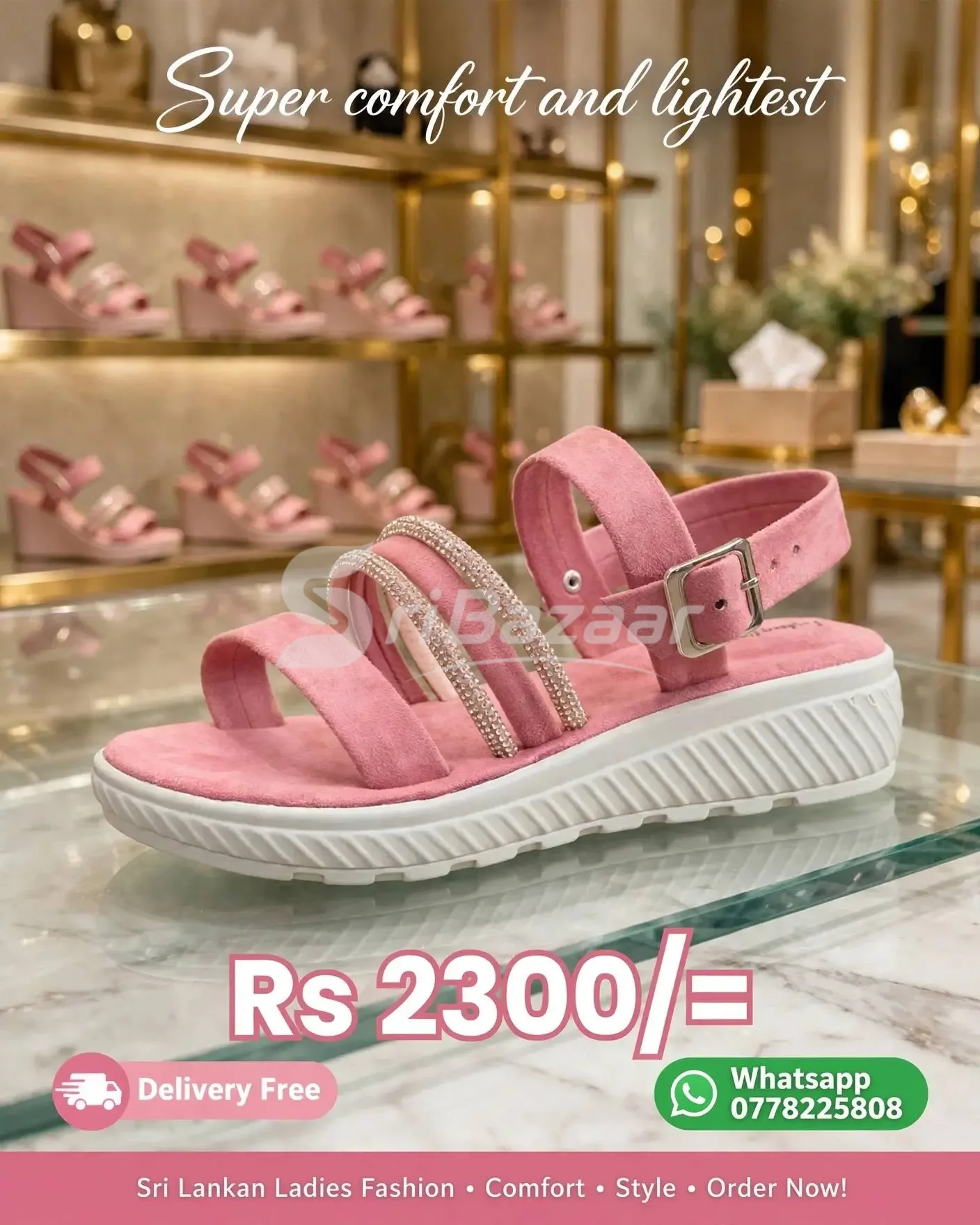 Women’s Comfortable Wedge Sandals – New Arrival