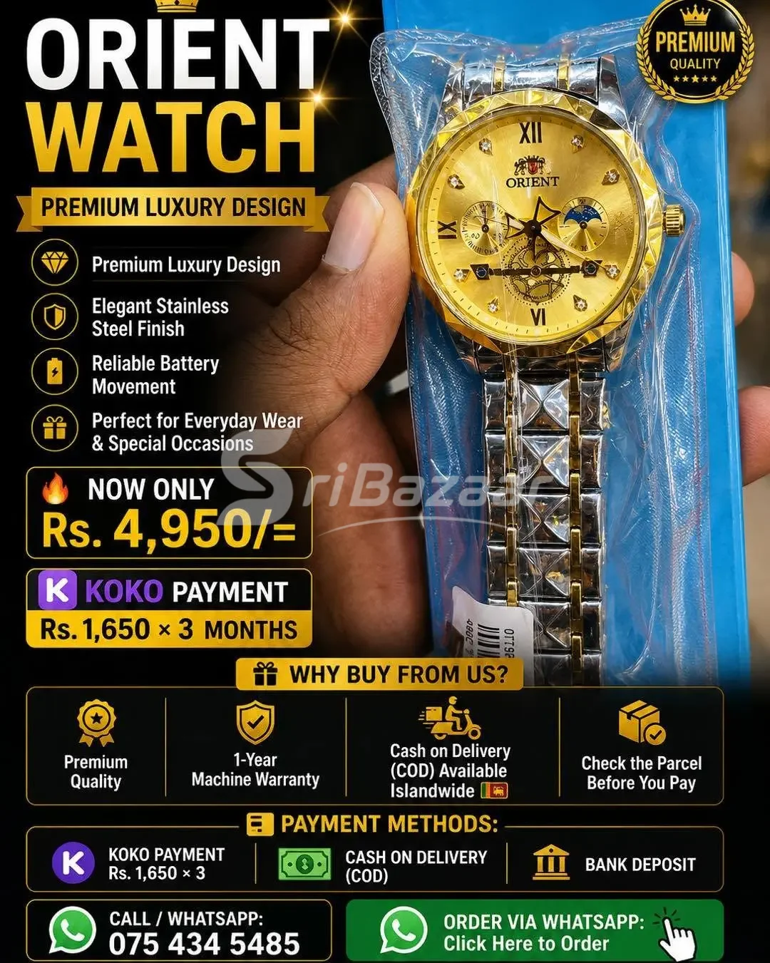 Orient Watch – Premium Luxury Design