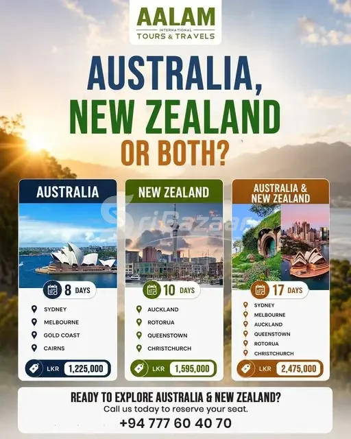 Australia, New Zealand & Both Holiday Packages