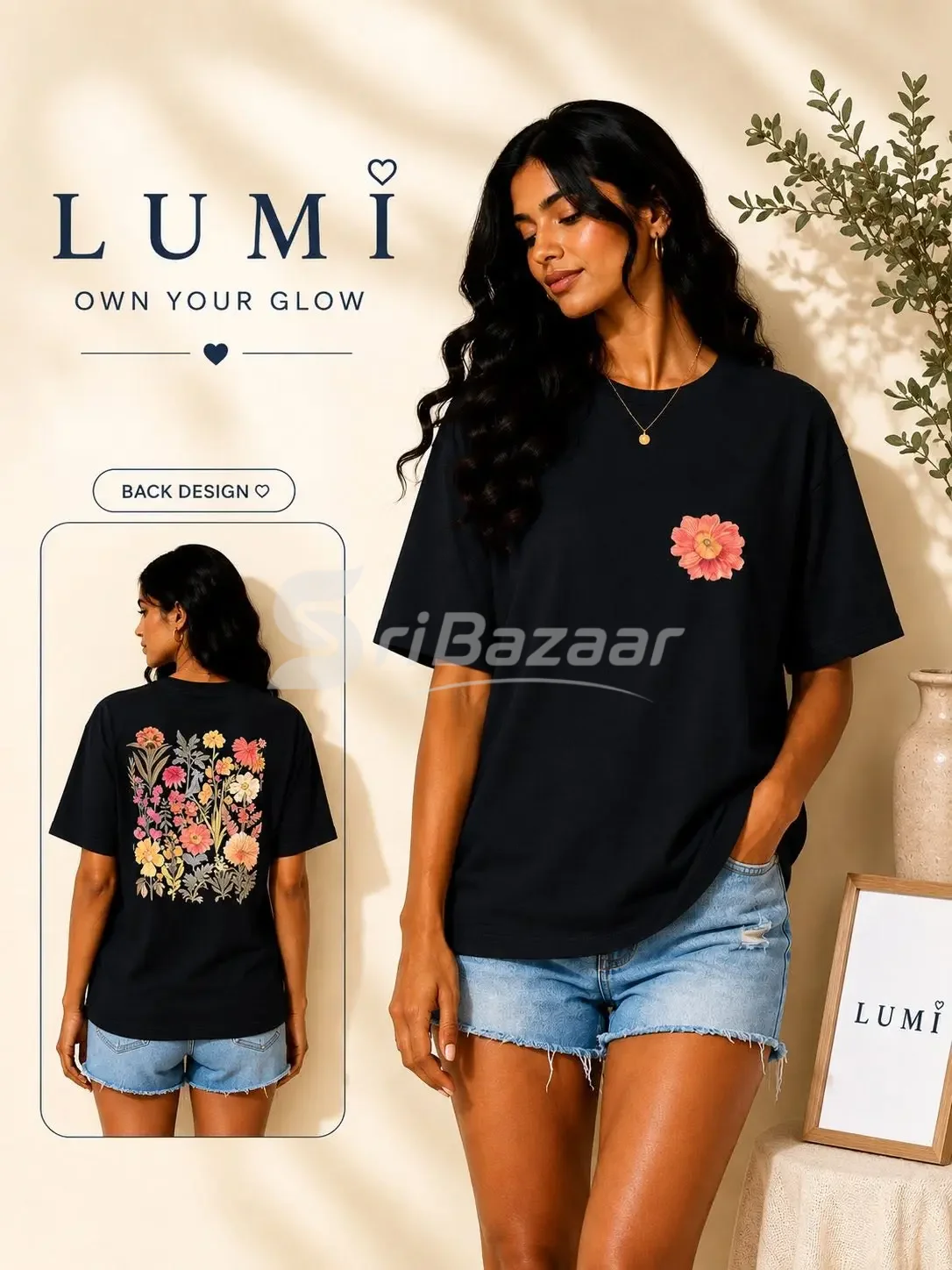 LUMI Collection 2 – Stylish Oversized Printed T-Shirts