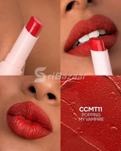 CCUK Popping My Vampiré Lipstick – Orangish Red Shade