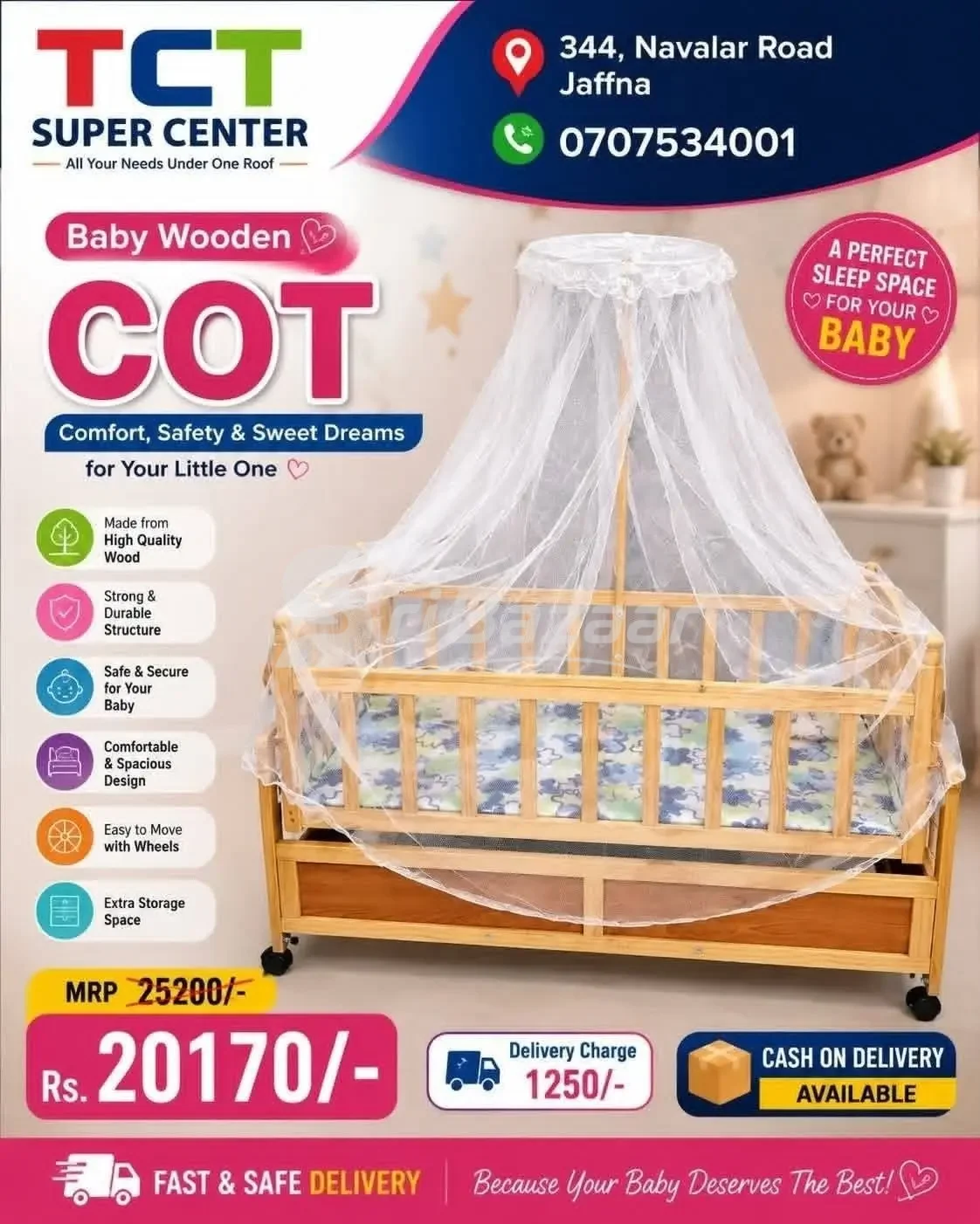 Baby Cot & Cradle Collection – TCT Super Center