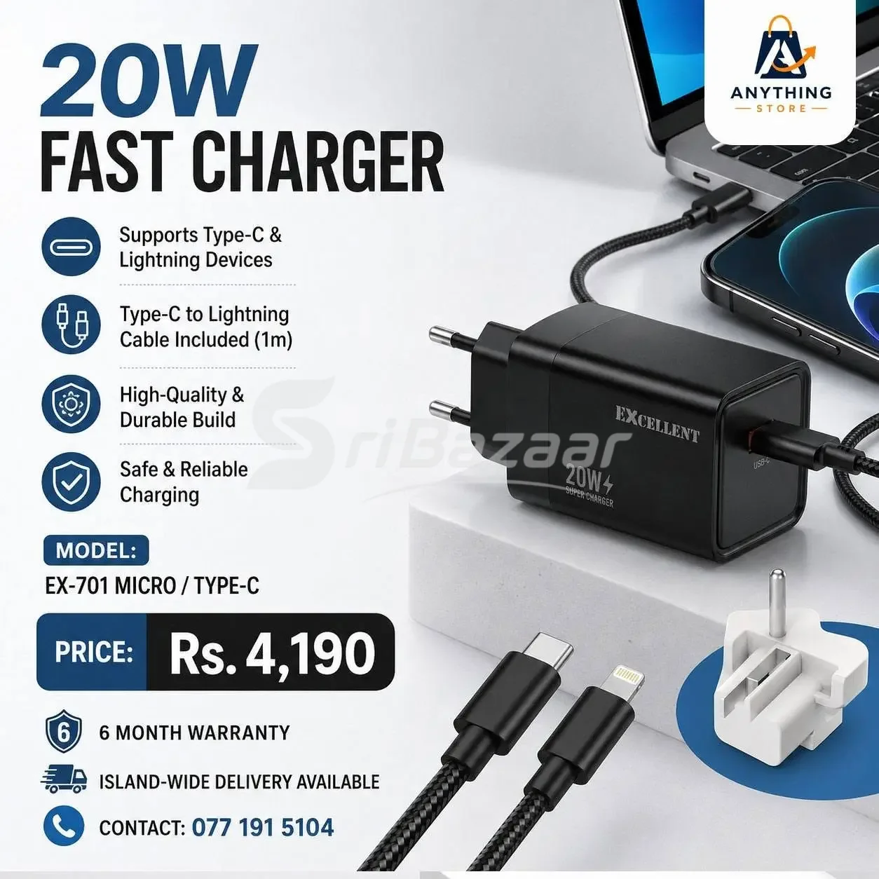 Mobile Accessories & Electronic Gadgets – Fast Chargers, Cables & More