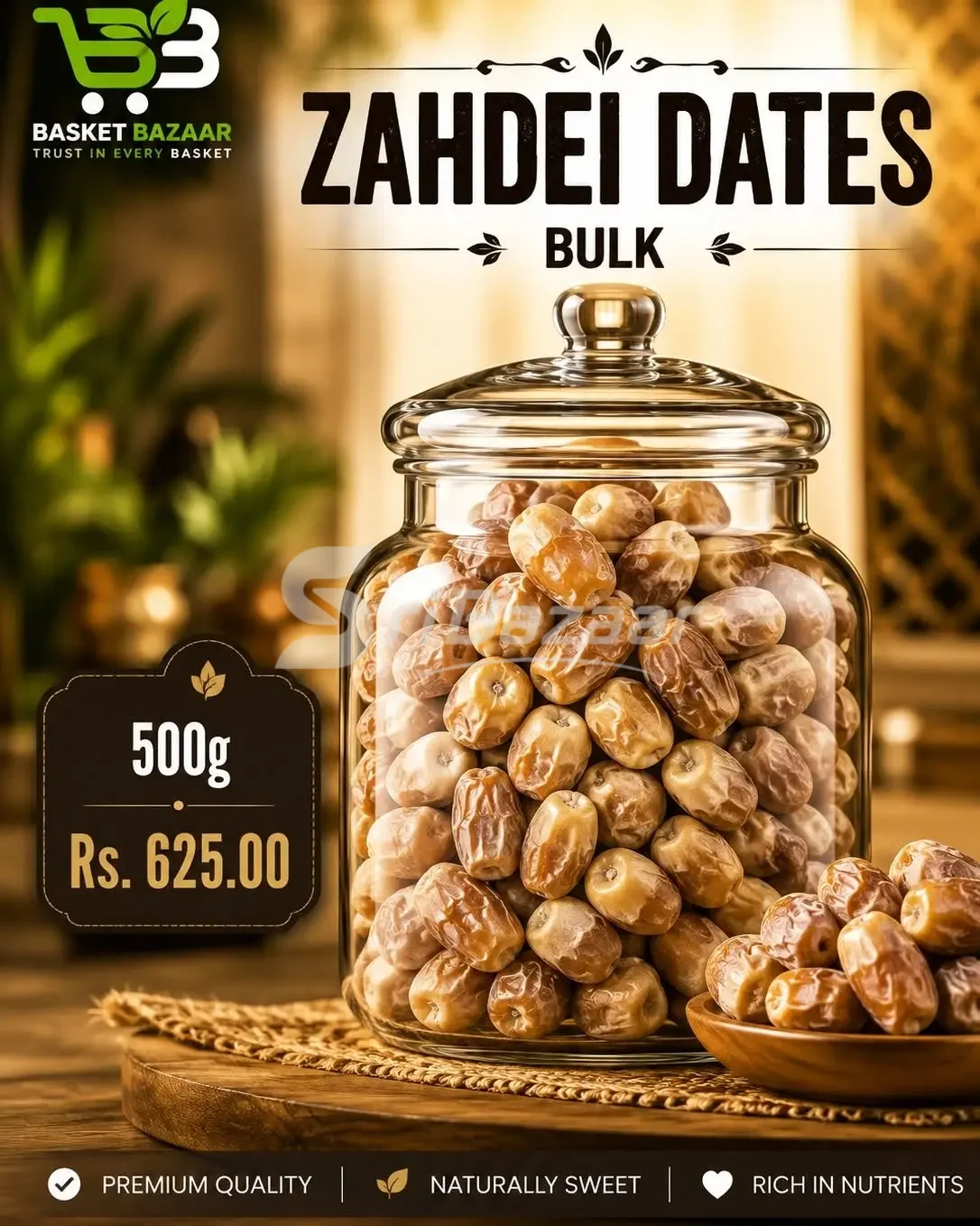 Premium Dates Collection – Bulk 500g Packs