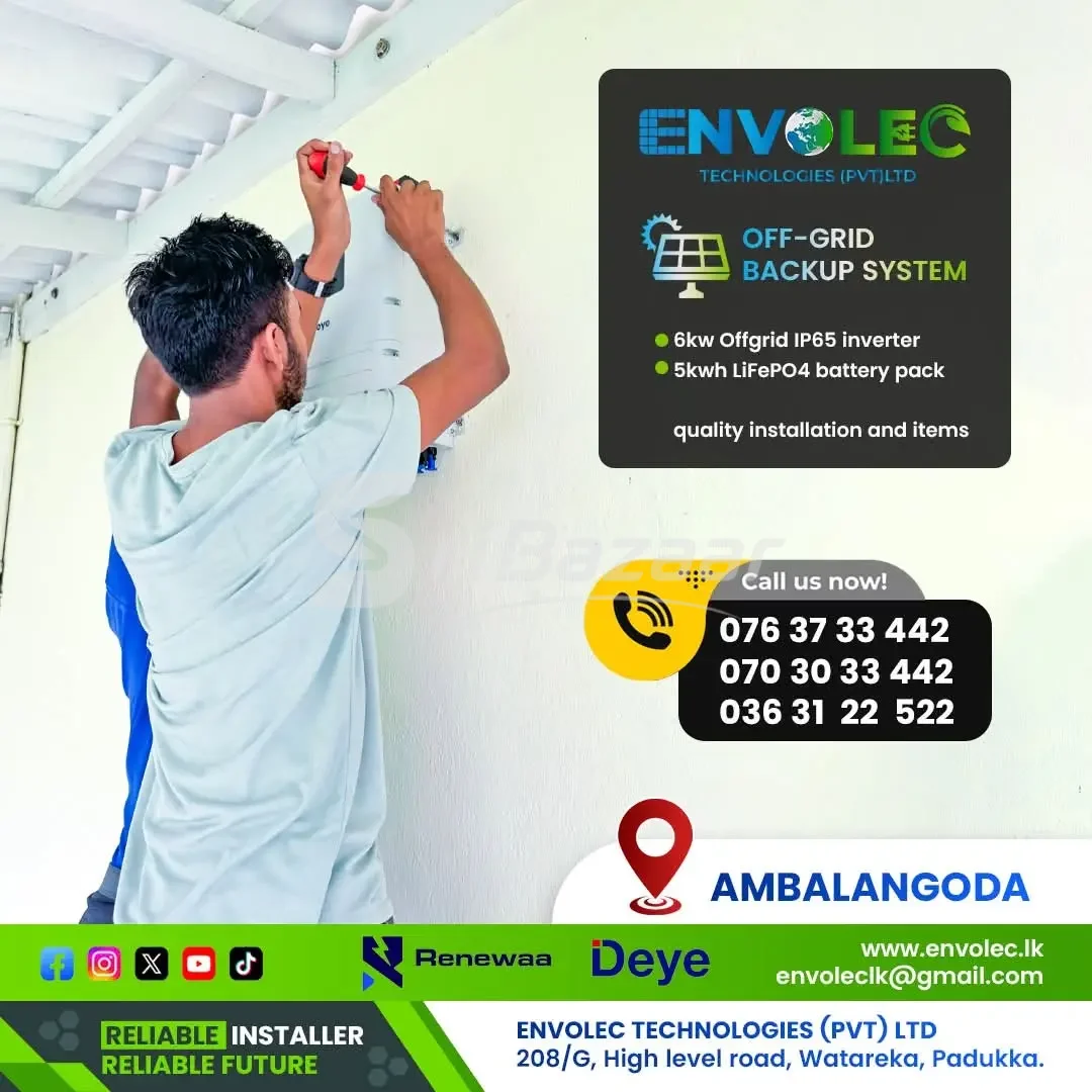 5KW Off-Grid Solar Backup System – ENVOLEC Technologies