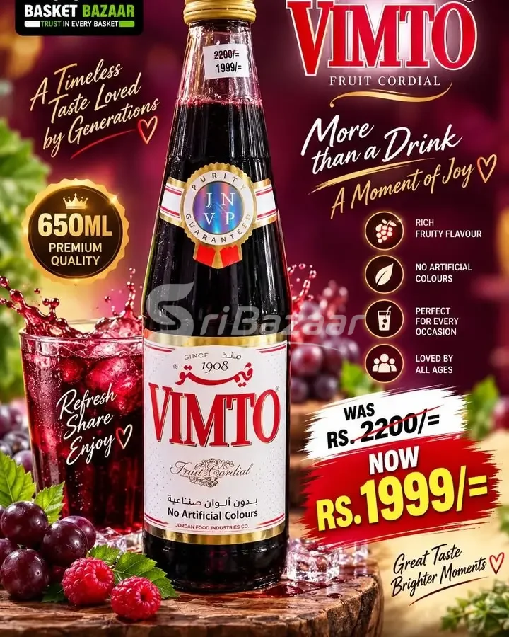 VIMTO Fruit Cordial 650ml – Special Offer