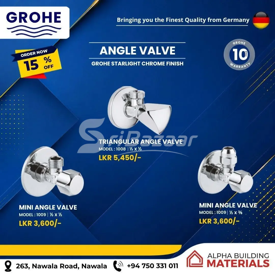 🔥 GROHE Premium Bathroom Fittings – 15% OFF Special Offer