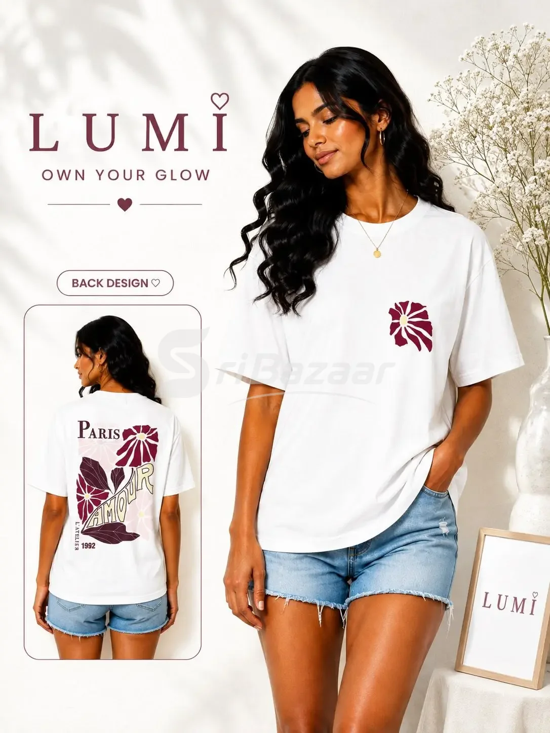 LUMI Collection 2 – Stylish Oversized Printed T-Shirts