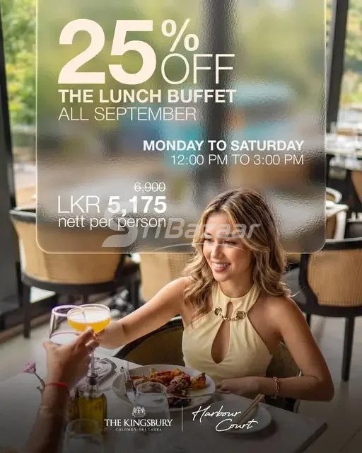 The Kingsbury Harbour Court – 25% Off Lunch Buffet
