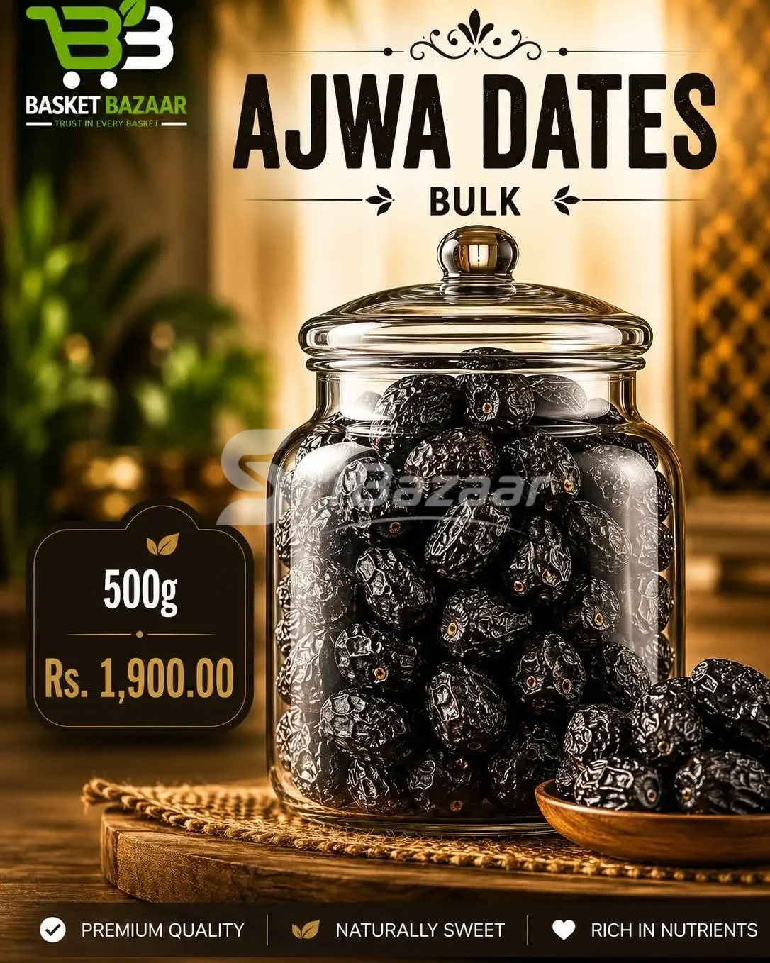 Premium Dates Collection – Bulk 500g Packs