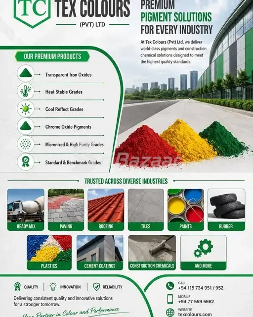 Premium Pigments & Construction Chemical Solutions – Tex Colours