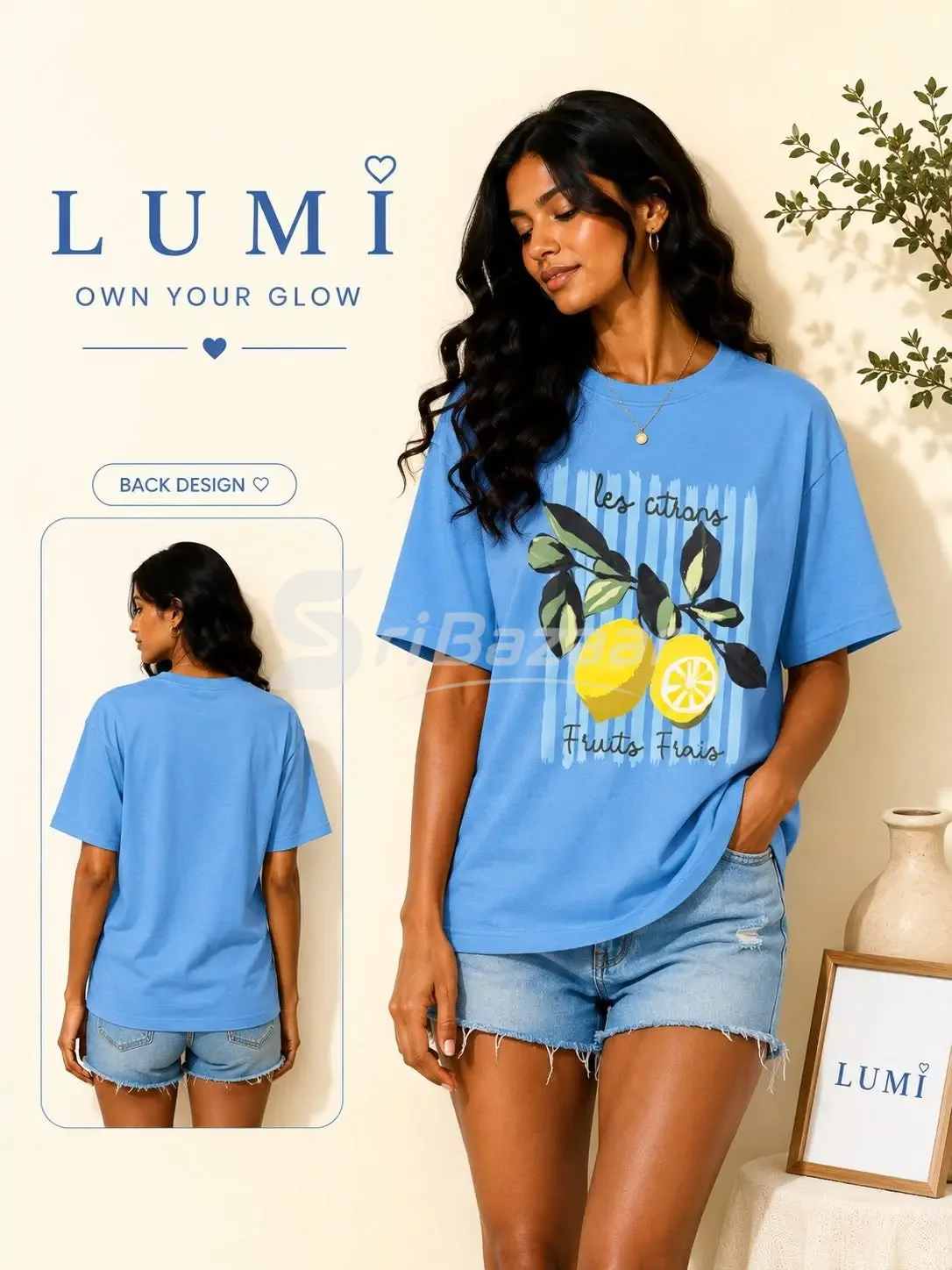 LUMI Collection 2 – Stylish Oversized Printed T-Shirts