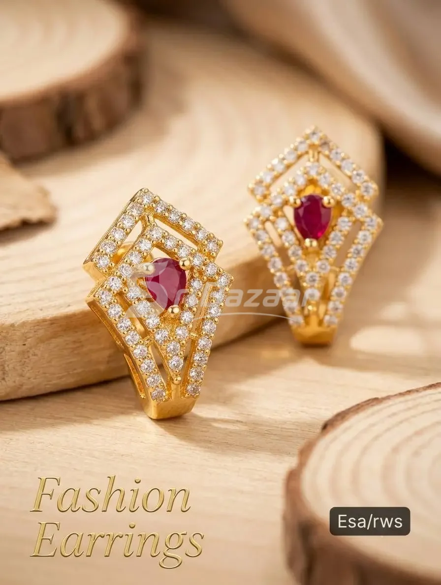 Premium Stone Earrings Collection – Fashion Jewellery