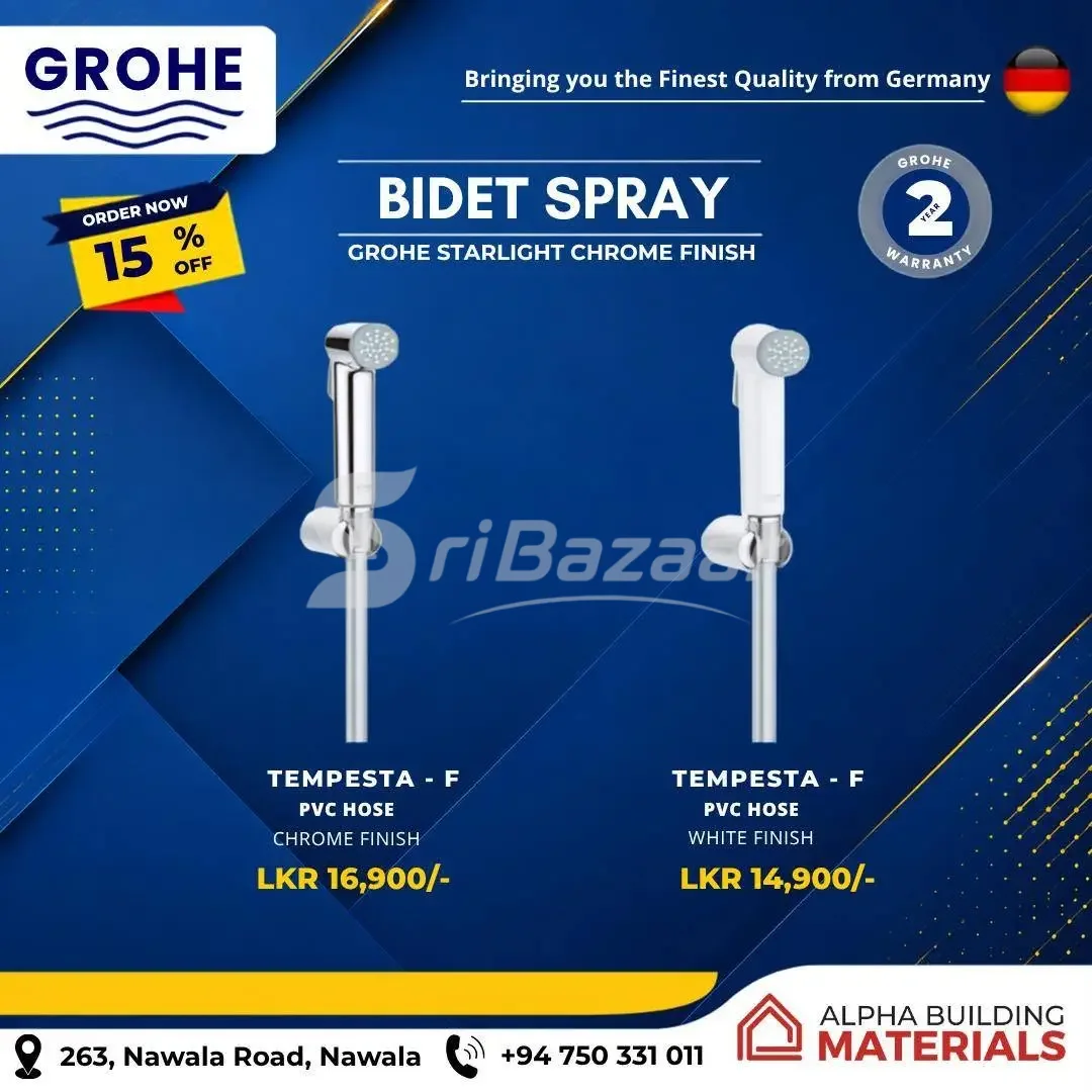 🔥 GROHE Premium Bathroom Fittings – 15% OFF Special Offer