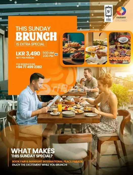 Sunday Brunch at Fort Fusion, Fairway Colombo – LKR 3,490