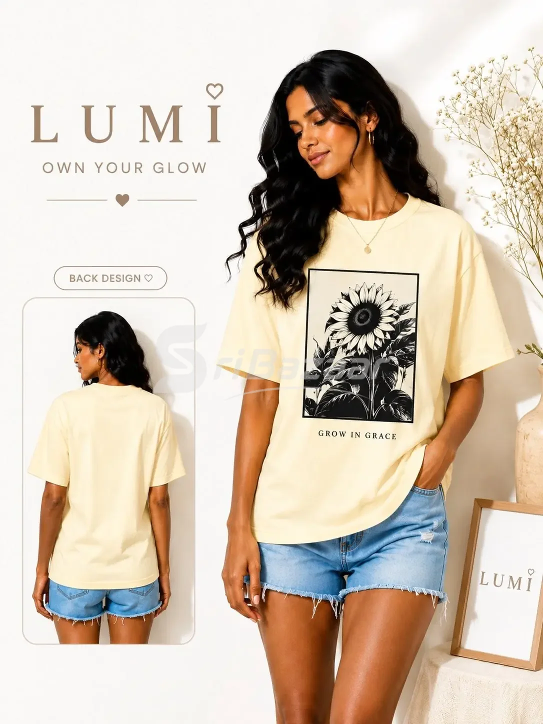 LUMI Collection 2 – Stylish Oversized Printed T-Shirts