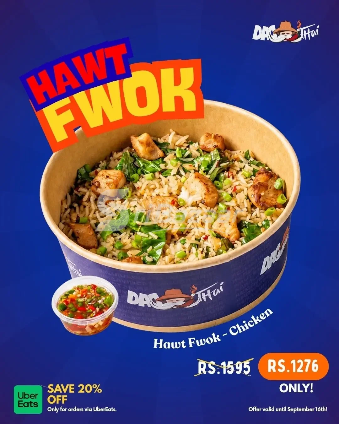 DadThai – 20% OFF Selected Favourites on Uber Eats