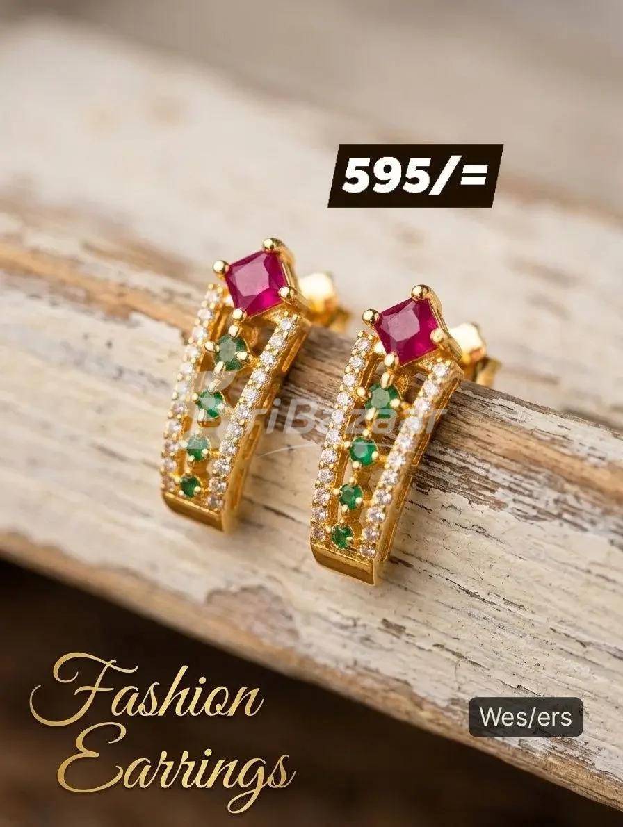 Premium Stone Earrings Collection – Fashion Jewellery