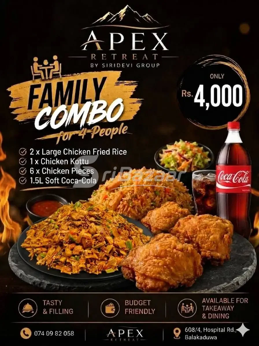 APEX Retreat Family, Couple & Kottu Combos