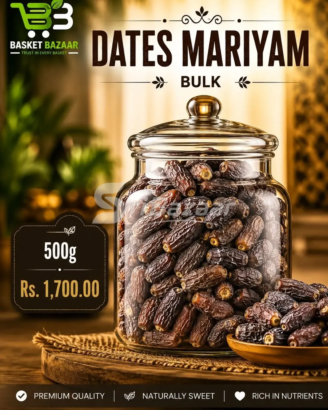 Premium Dates Collection – Bulk 500g Packs