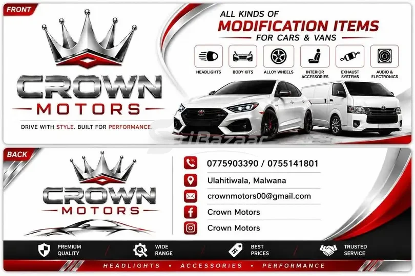 Car & Van Modification Services – Crown Motors
