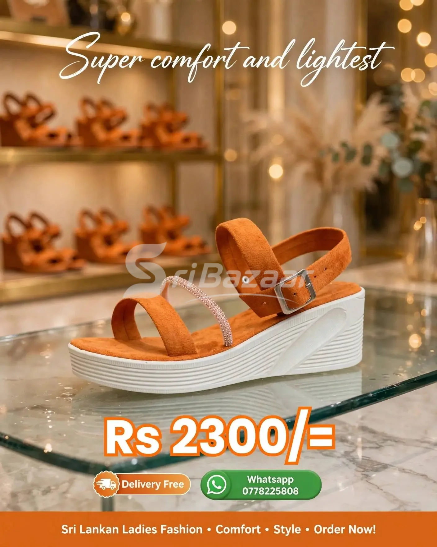 Women’s Comfortable Wedge Sandals – New Arrival