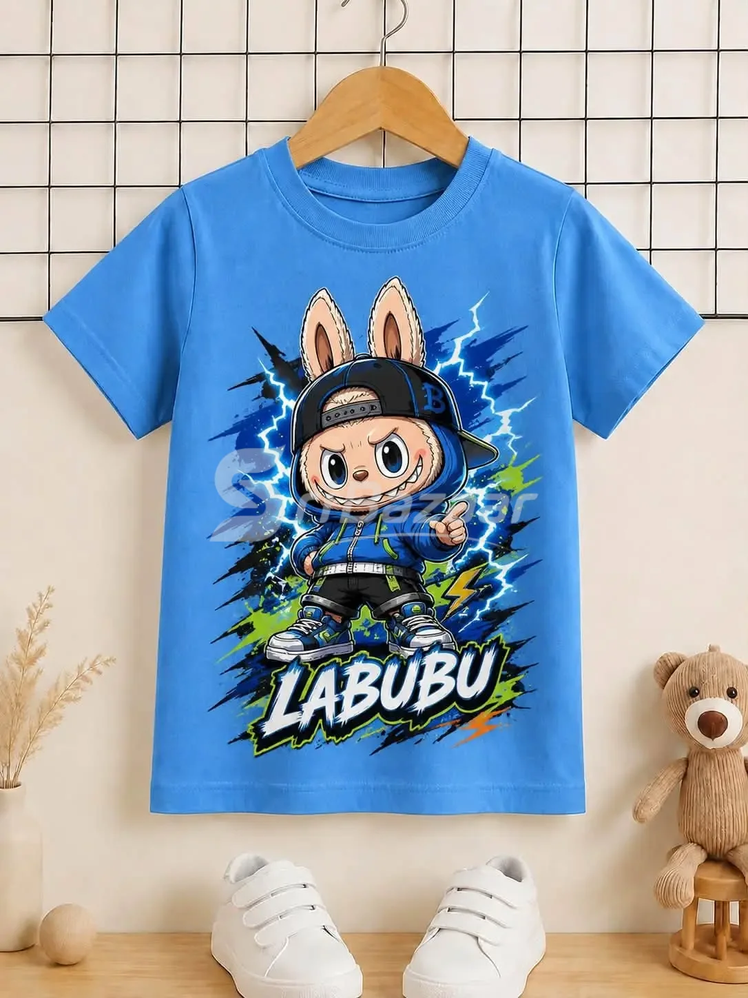 Kids Character Printed T-Shirts – Sonic, Labubu, Paw Patrol & More
