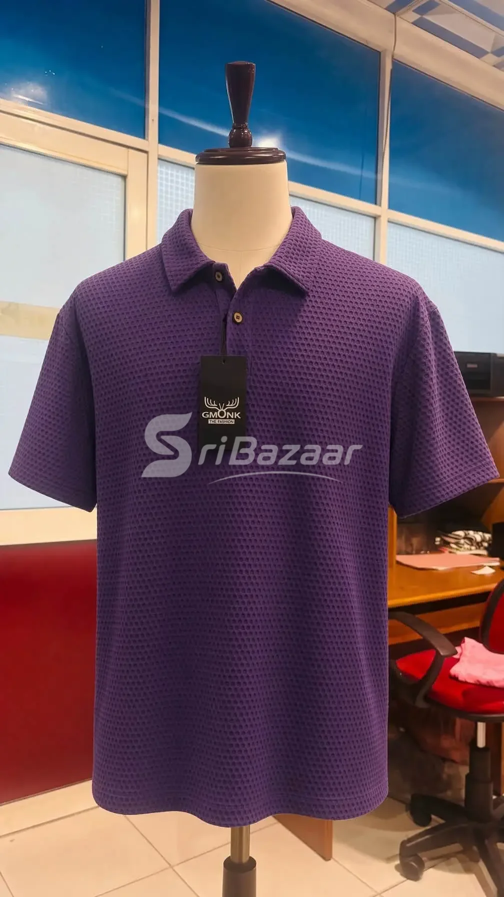 🔥 GMONK Trending Men’s Polo T-Shirt – Popcorn Fabric | Rs. 1,250