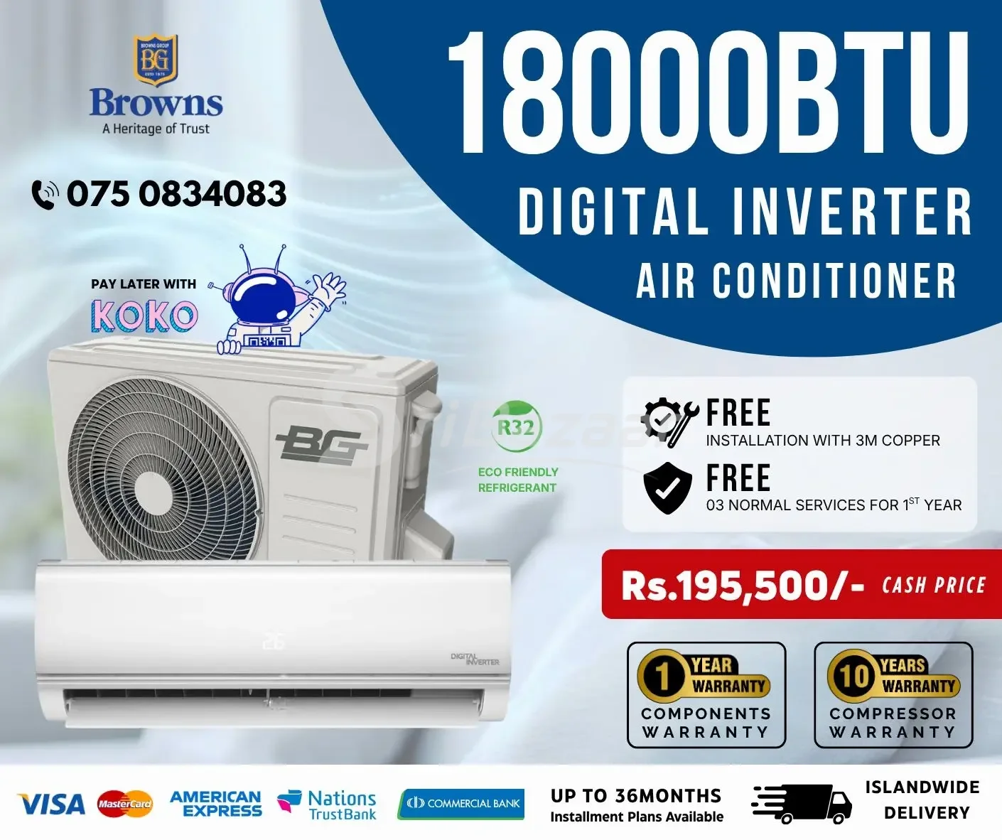 SkyWorth Air Conditioner Mega Sale – 12000BTU to 24000BTU