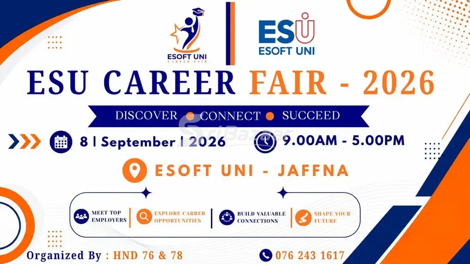 ESU Career Fair 2026 – Jaffna | 8 September 2026
