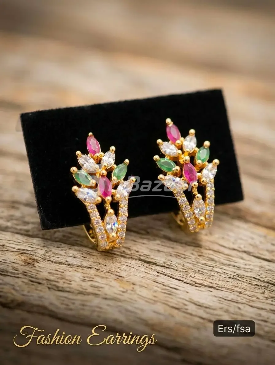 Premium Stone Earrings Collection – Fashion Jewellery