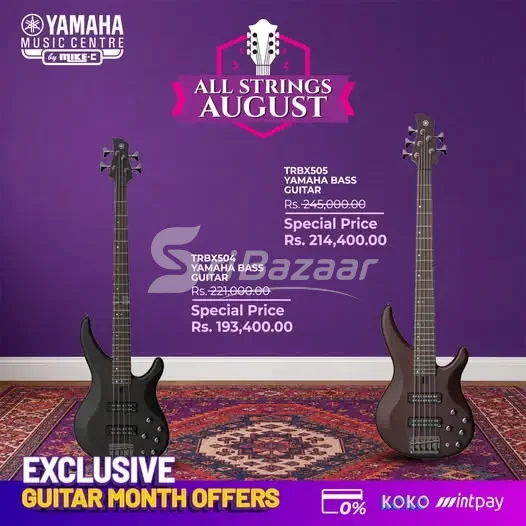 Yamaha Bass Guitars – All Strings August Special Offers