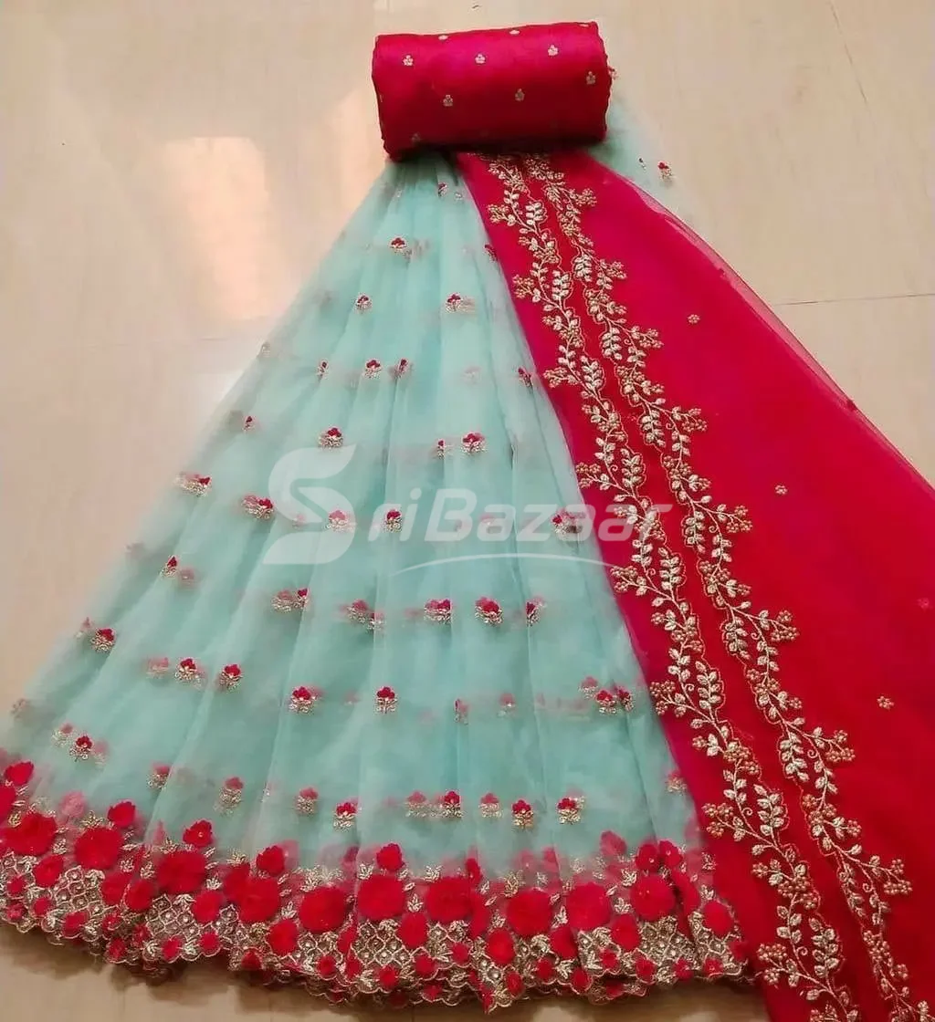Lehanga Half Saree – Semi-Stitched Party & Wedding Wear