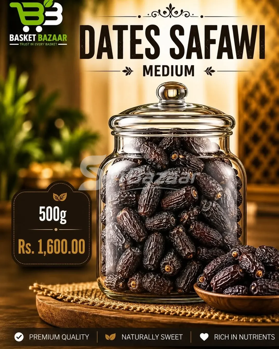 Premium Dates Collection – Bulk 500g Packs