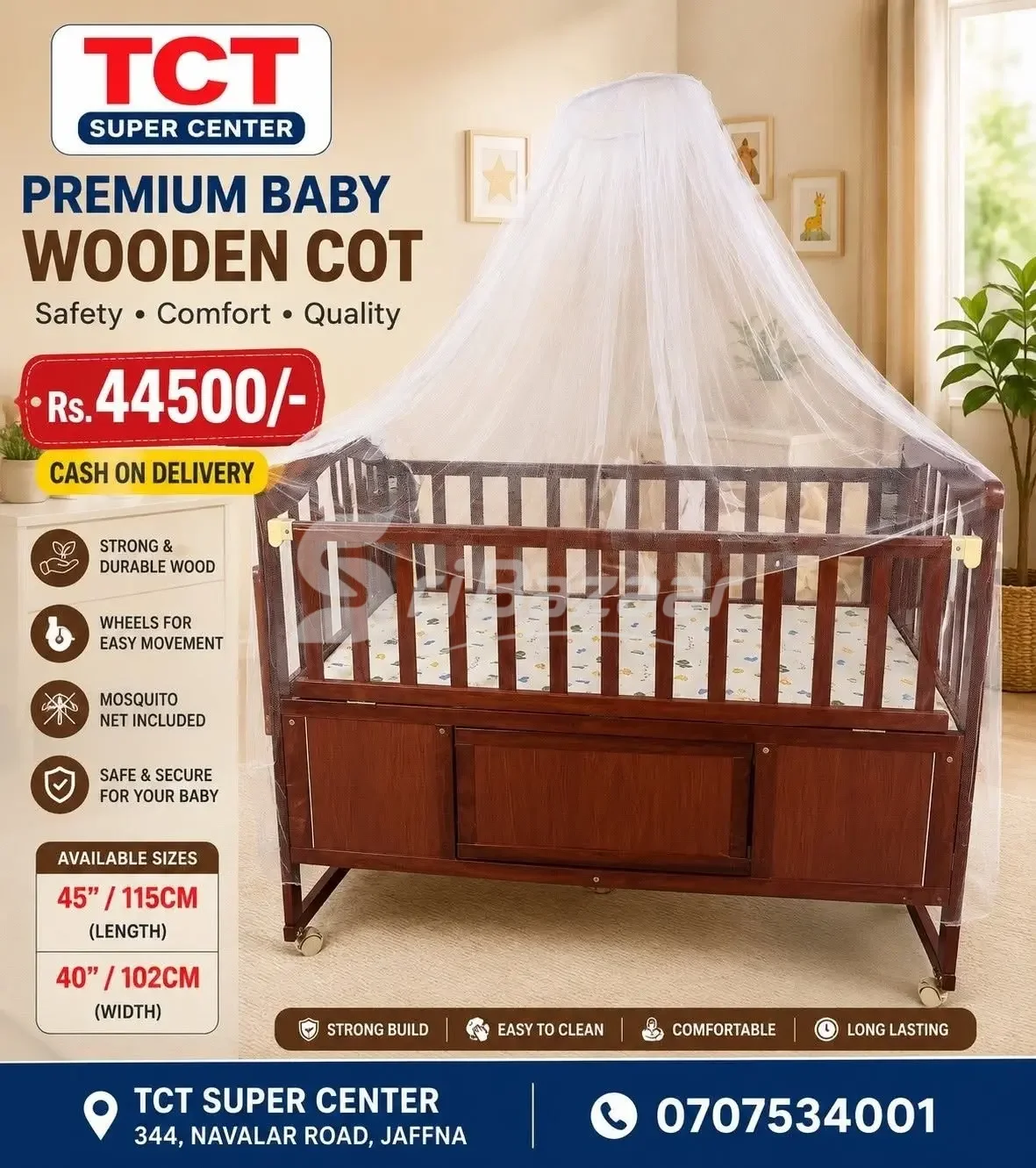 Baby Cot & Cradle Collection – TCT Super Center