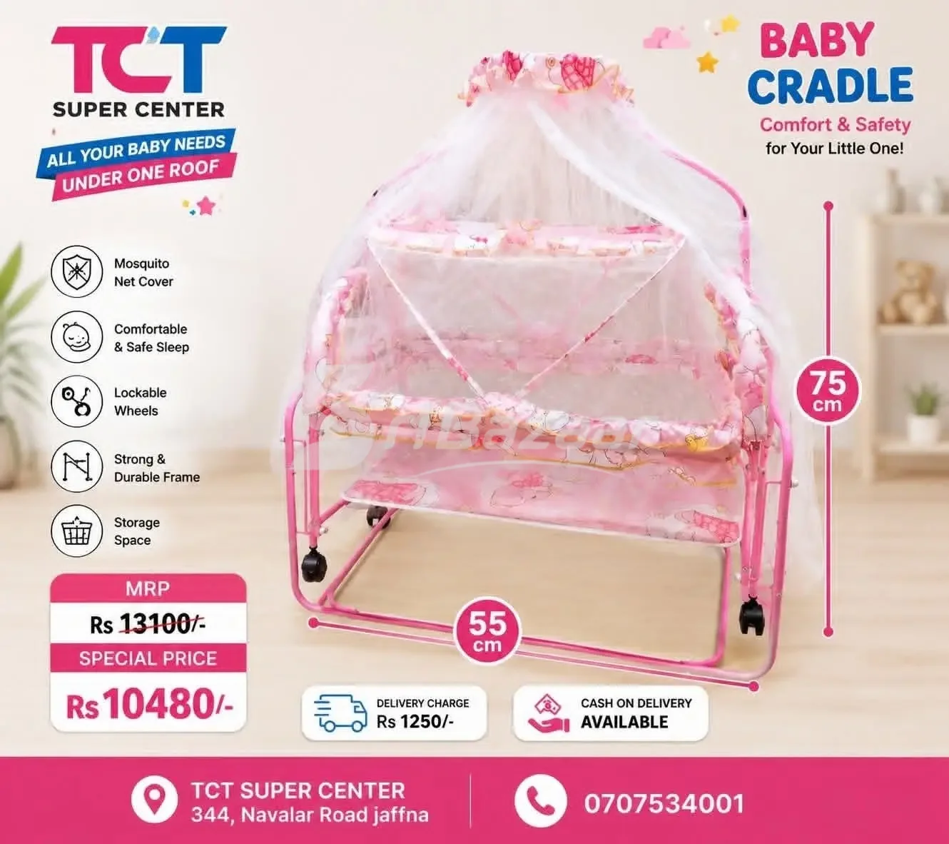 Baby Cot & Cradle Collection – TCT Super Center