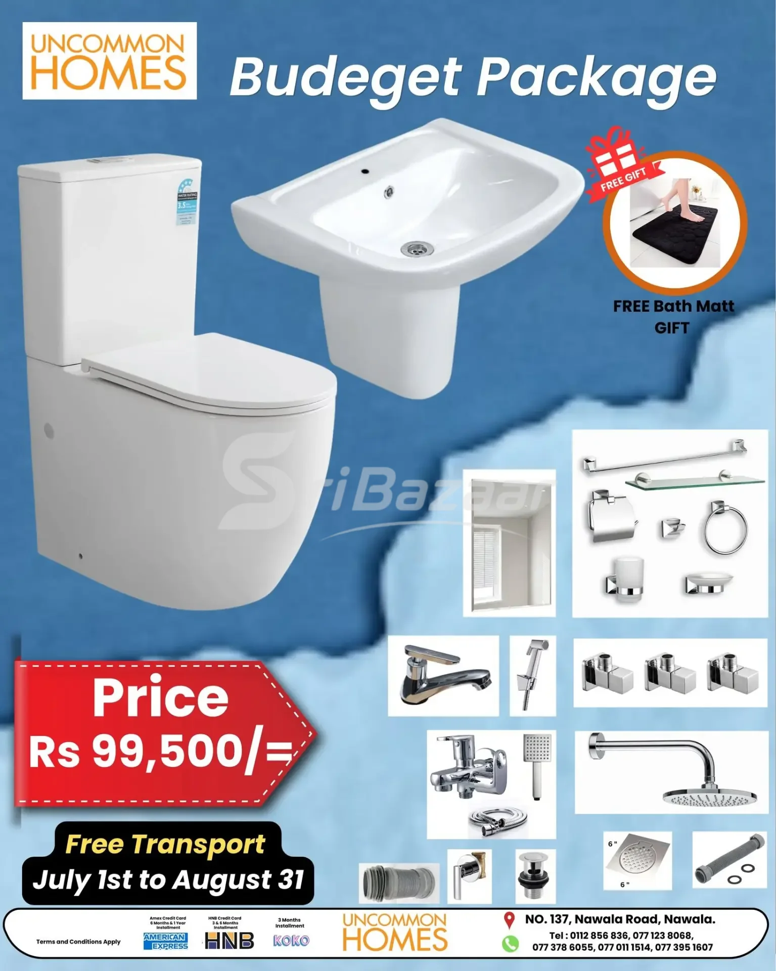 Bathroom Packages – Budget to Premium | Free Gift & Delivery