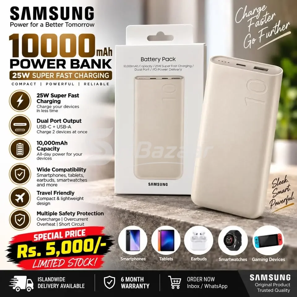 🔋 Premium Power Banks & Soundcore Earbuds Collection | 10,000–30,000mAh | Islandwide Delivery