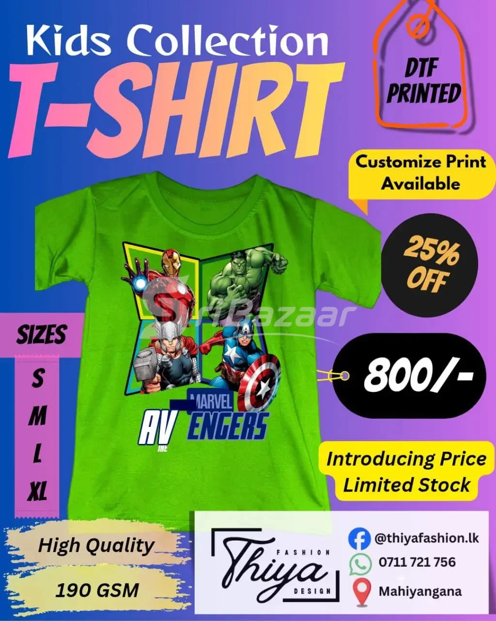 Kids DTF Printed T-Shirts – Custom Designs