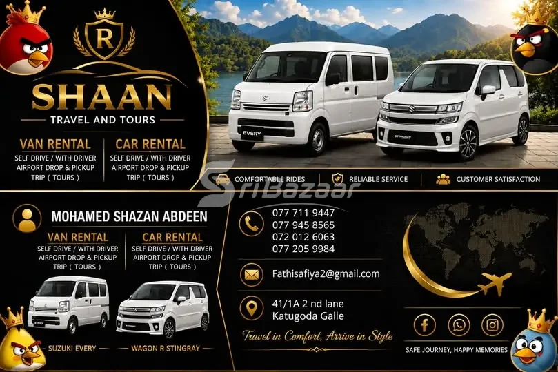 Car & Van Rental – With or Without Driver