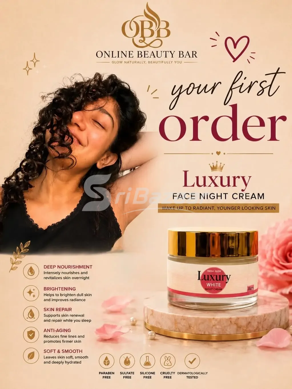 OBB Bestselling Skincare – 24K Gold Serum & Night Cream