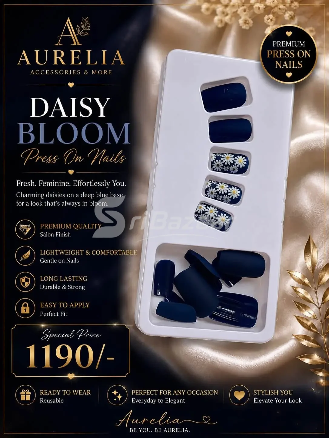 Aurelia Premium Press-On Nails – Stylish Designs