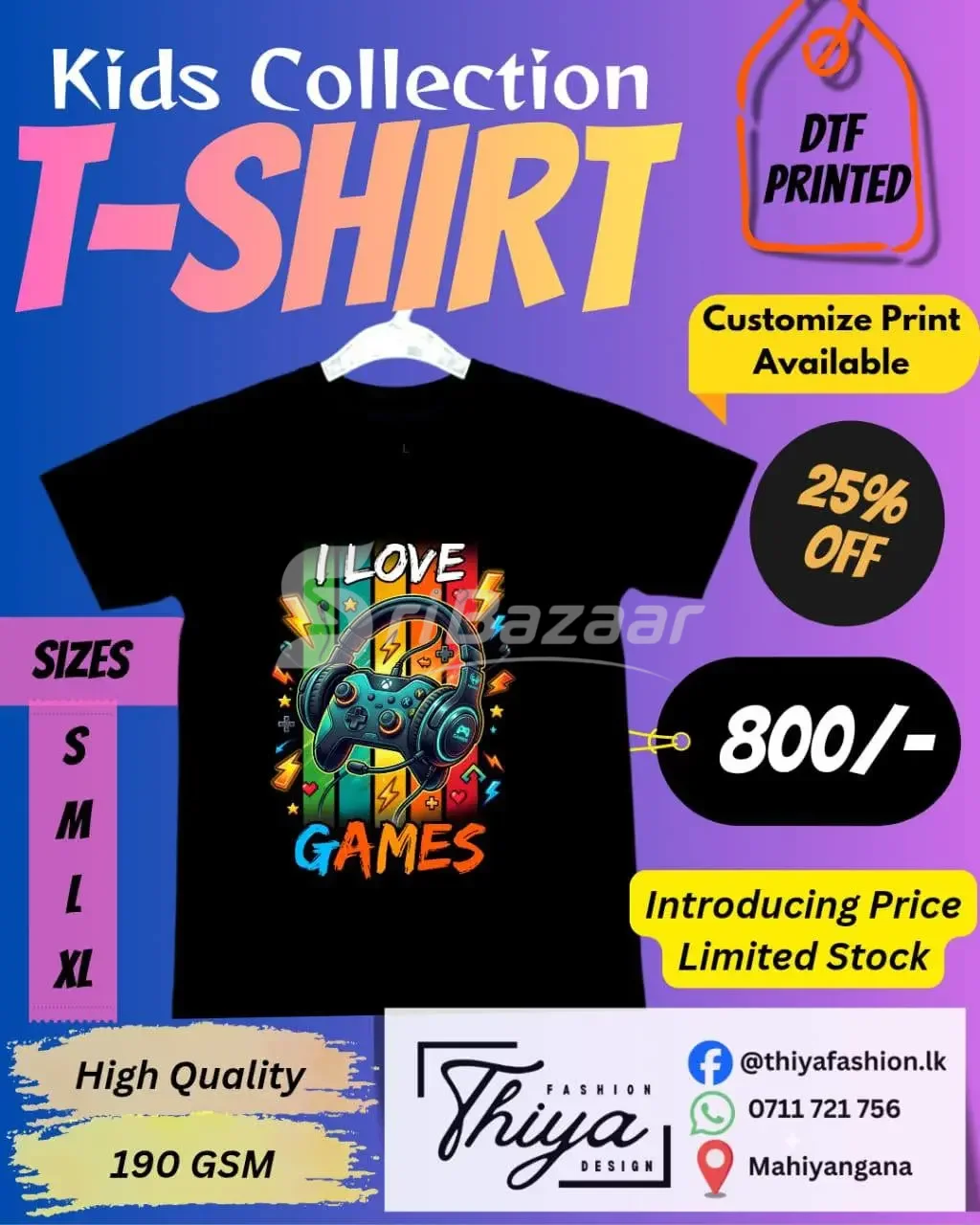 Kids DTF Printed T-Shirts – Custom Designs