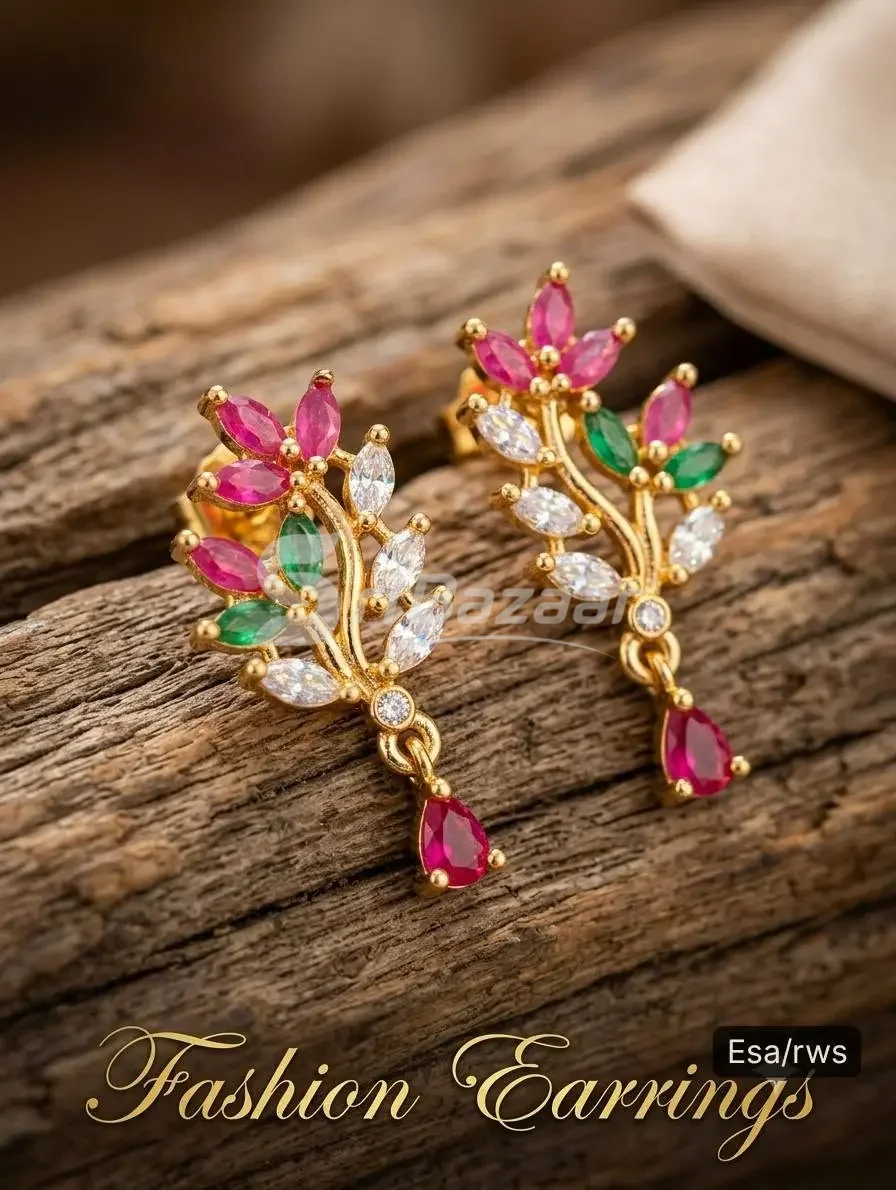 Premium Stone Earrings Collection – Fashion Jewellery