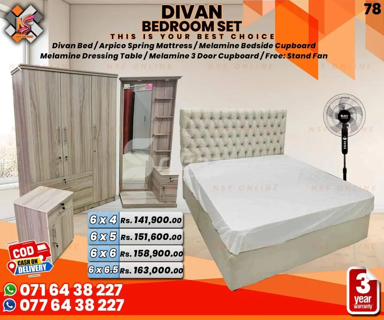 Bedroom Furniture Sets – Divan & Classic Collections | From Rs. 128,700/-