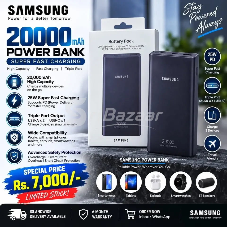 🔋 Premium Power Banks & Soundcore Earbuds Collection | 10,000–30,000mAh | Islandwide Delivery