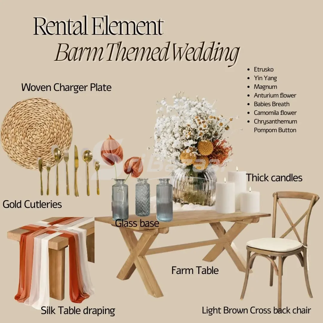 Outdoor Wedding & Event Furniture Rental